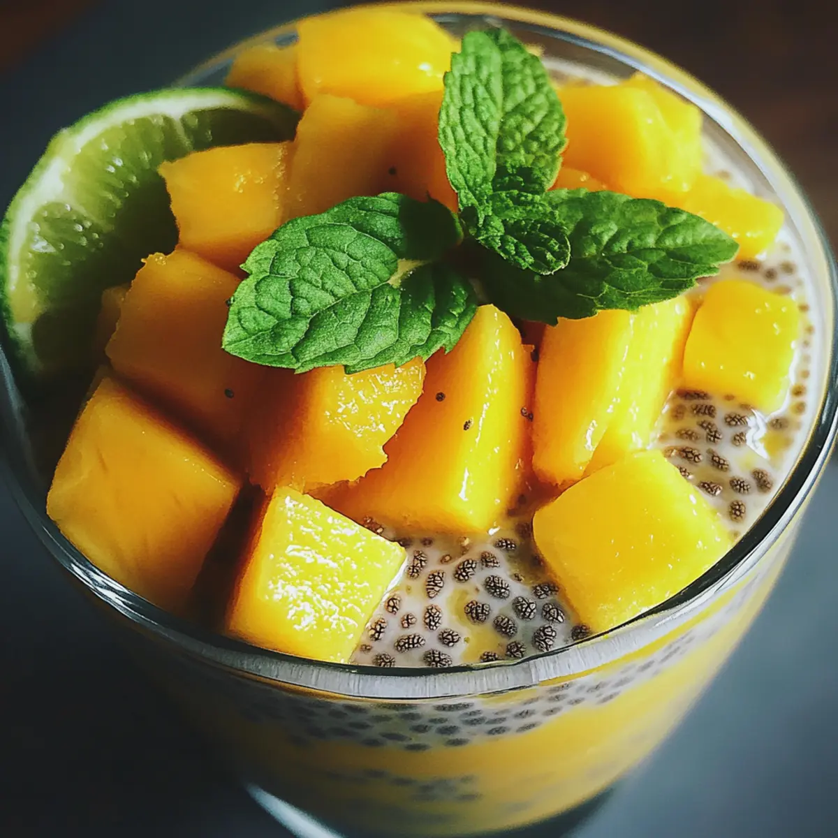 Easy Mango Lime Chia Pudding: Healthy Breakfast & Snack